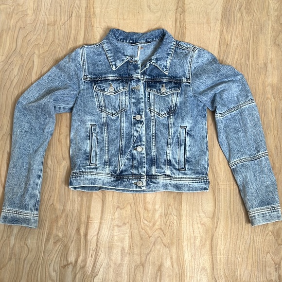 Free People Jean Jacket Rumors Size Small